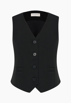 Жилет приталенный