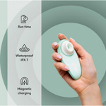 Бесконтактный клиторальный стимулятор Womanizer Liberty 2, серо-зеленый