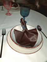 Салфетка Шоколад 40*40см, однотонная 2шт