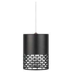 Светильник подвесной (подвес) ЭРА PL29 BK цоколь GX53 потолочный цилиндр черный | Подвесные светильники