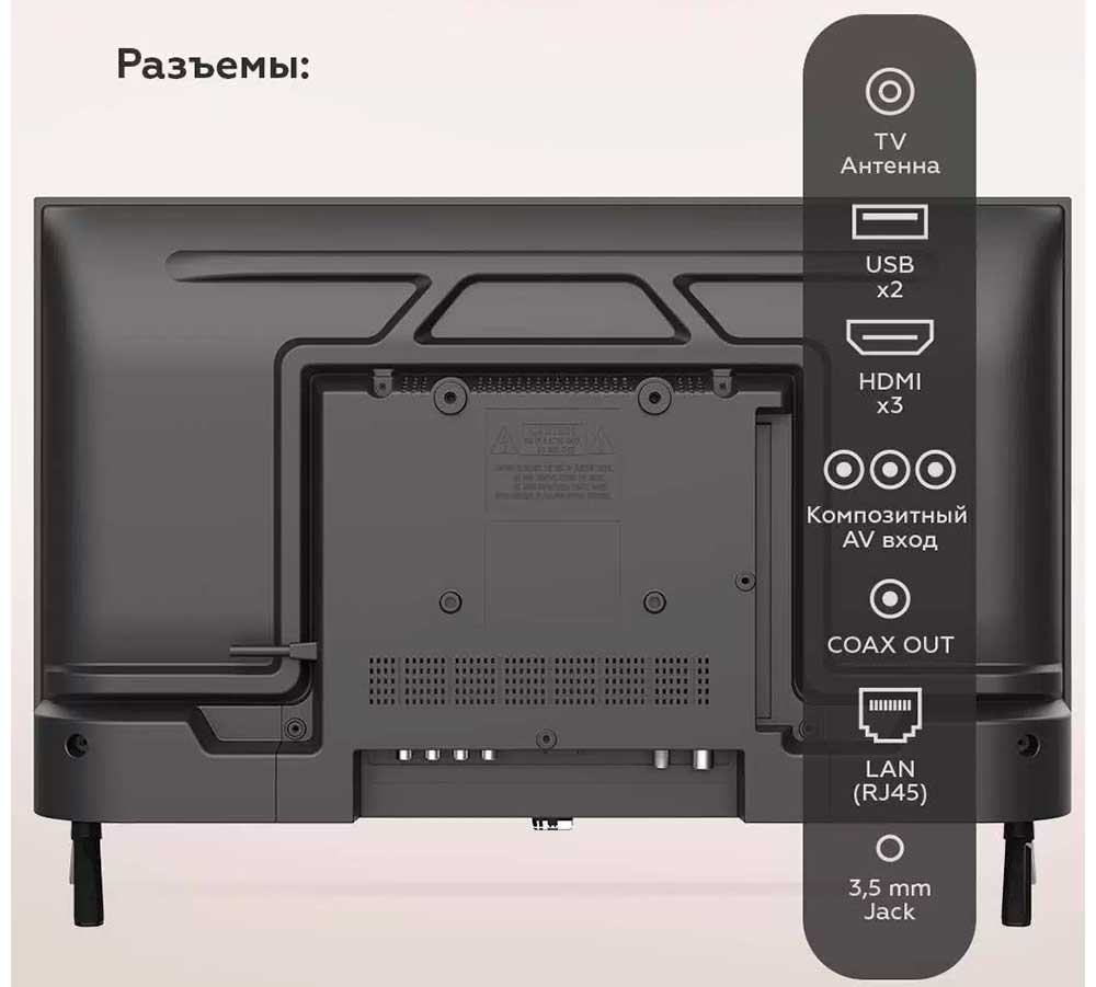 ЖК-телевизор BQ 24FS32B Black