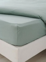 YEERNA простыня на резинке 160*200 зеленый