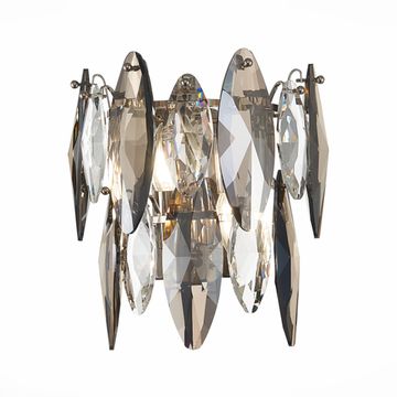 Бра 2*E14 SL1227.101.02 никель/прозрачный Ancona ST-Luce