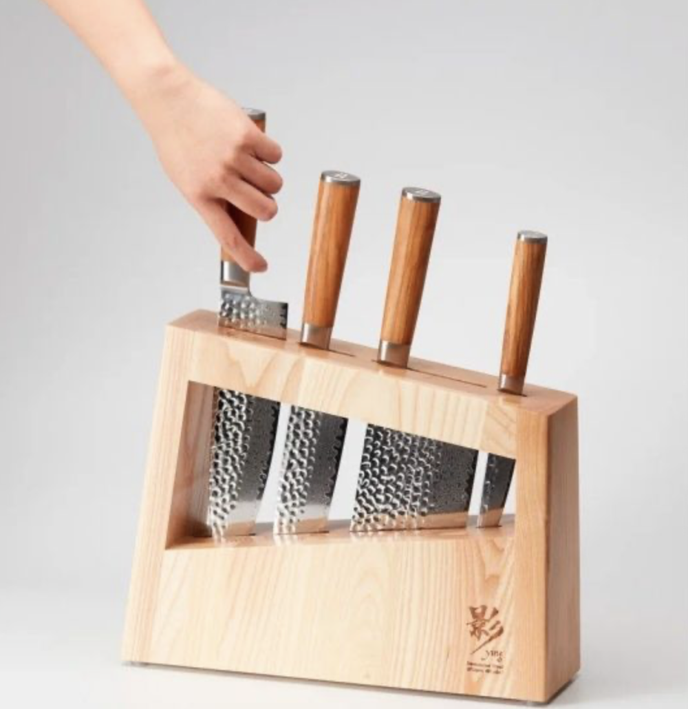 Набор ножей Xiaomi Huo Hou с подставкой (5 предметов) (HU0242)
