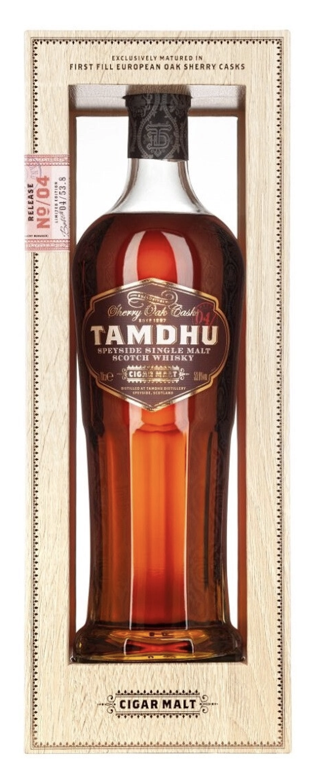 Виски Tamdhu Cigar Malt Release №4, 0.7 л.