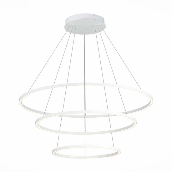 ST605.503.114 Cветильник подвесной SMART ST-Luce Белый/Белый LED 1*114W 2800-6500K AURA