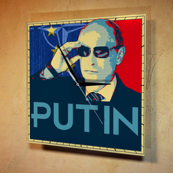 Настенные часы "Путин ФСБ " Декор для дома, подарок
