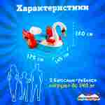 Бамперная лодка «Лебедь» катамаран ручной, взрослый, 175×145×160 см