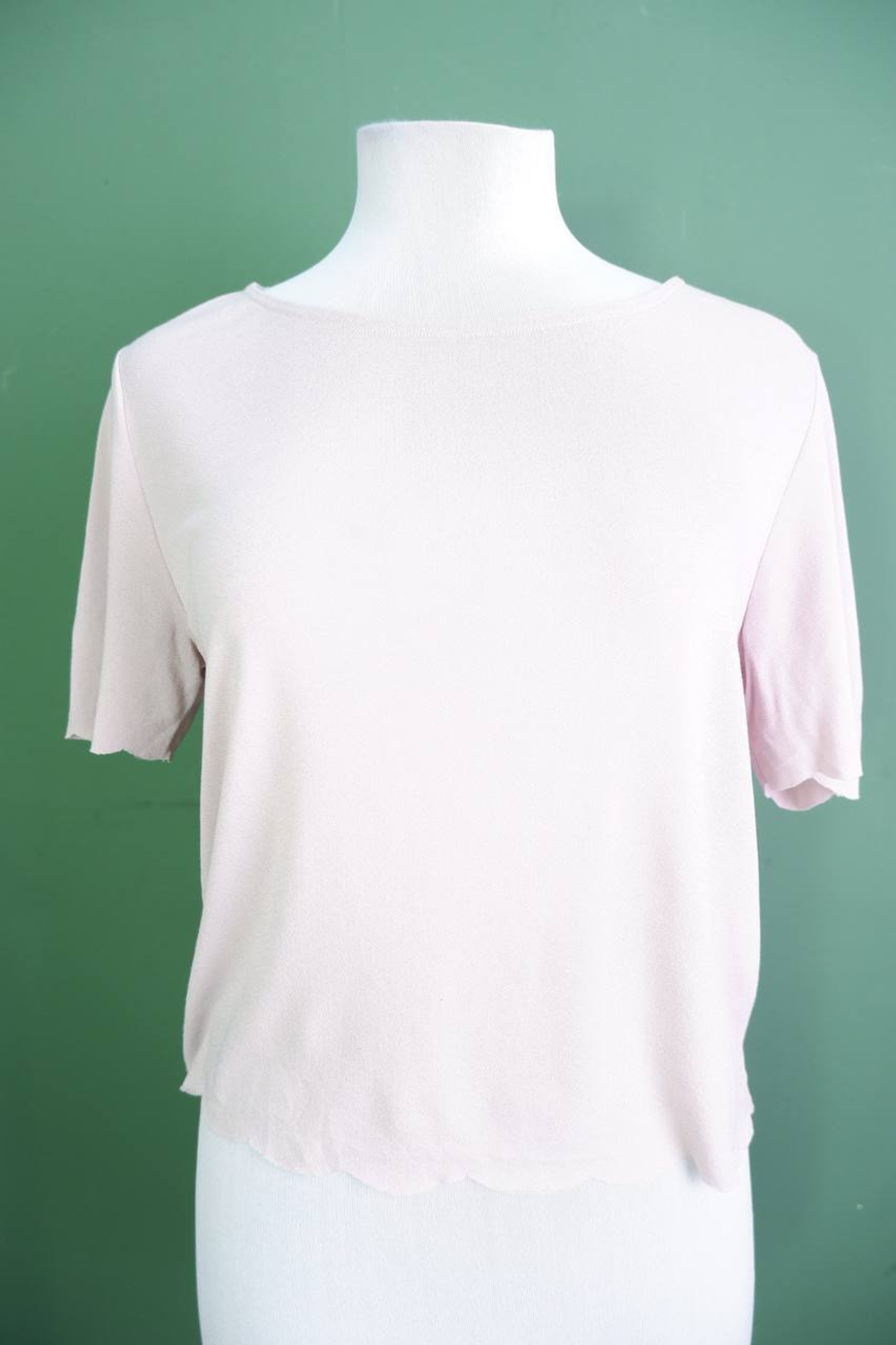 Блузка Melville пудрового цвета, маркировка S, визуально 44 размер