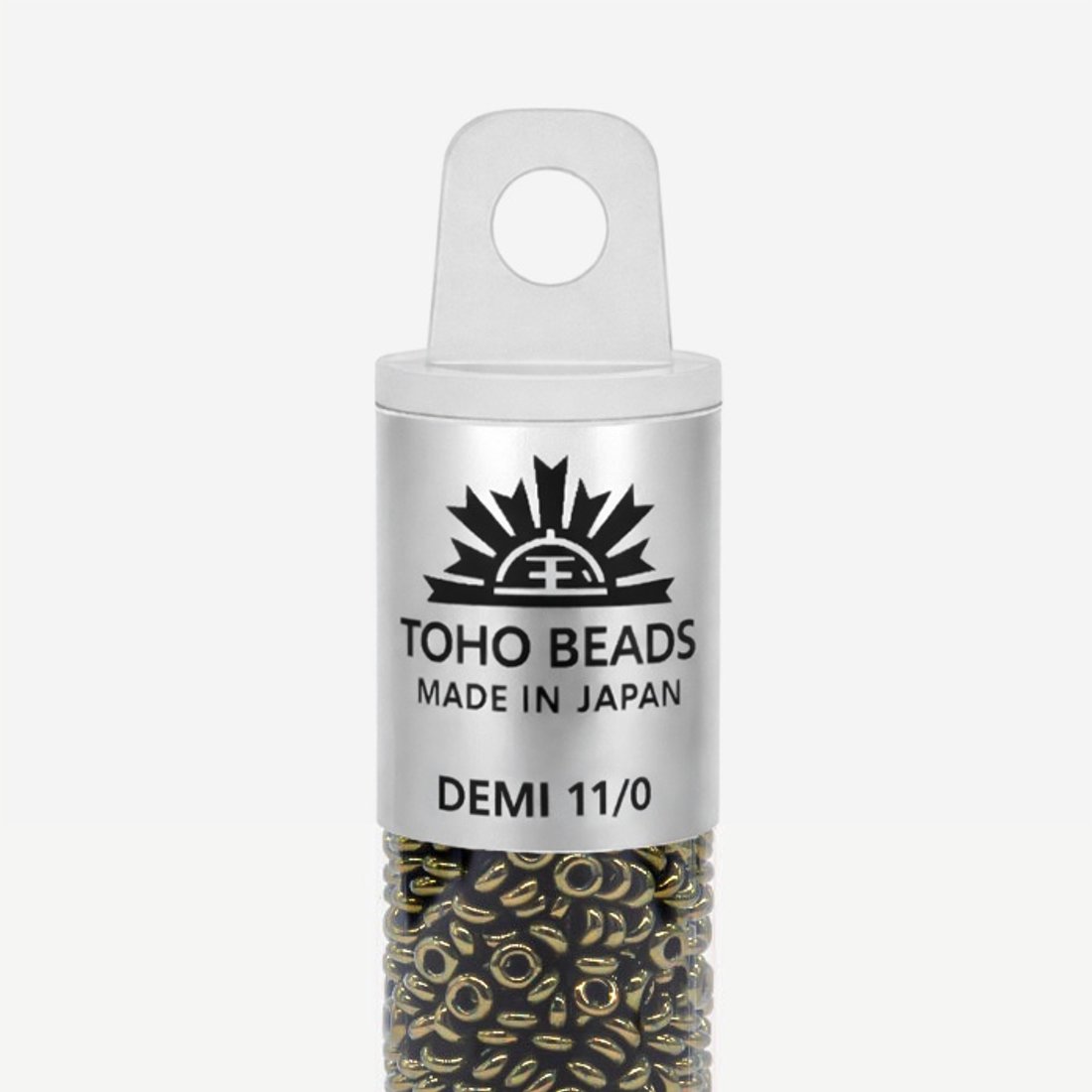 Японский бисер TOHO Demi 11/0 (№422), непрозрачный глянцевый