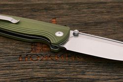 Нож складной CJRB Resource, клинок 105мм, сталь AR-RPM9, рукоять G10 оливковый