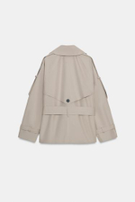 ZW COLLECTION ОVERSIZE ВОДОНЕПРОНИЦАЕМЫЙ ТРЕНЧКОТ - ZARA