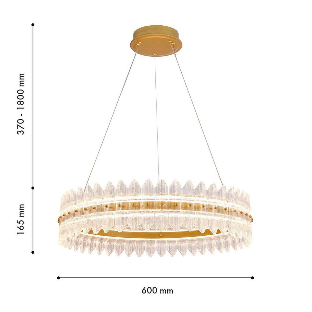 Подвесная светодиодная люстра Favourite Mirabella 4754-7P