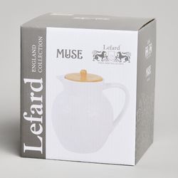 КУВШИН С ДЕР.КРЫШКОЙ LEFARD "MUSE" 16,5*13*17 СМ 1300 МЛ