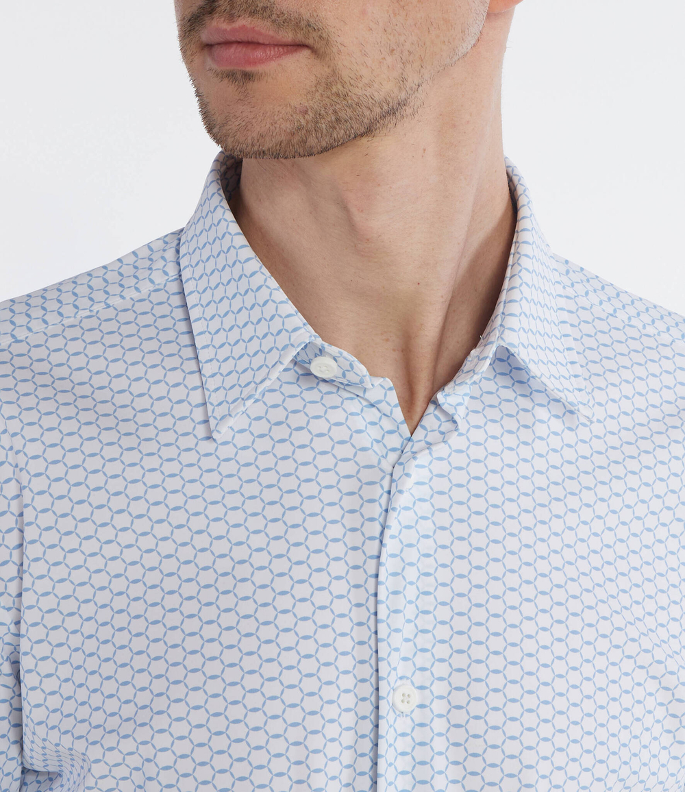 Рубашка P-ROAN-kent-C1-233 BOSS BLACK - голубой(50513590)