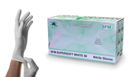 Перчатки нитриловые смотровые нестерильные неопудренные Supersoft SFM 50 пар