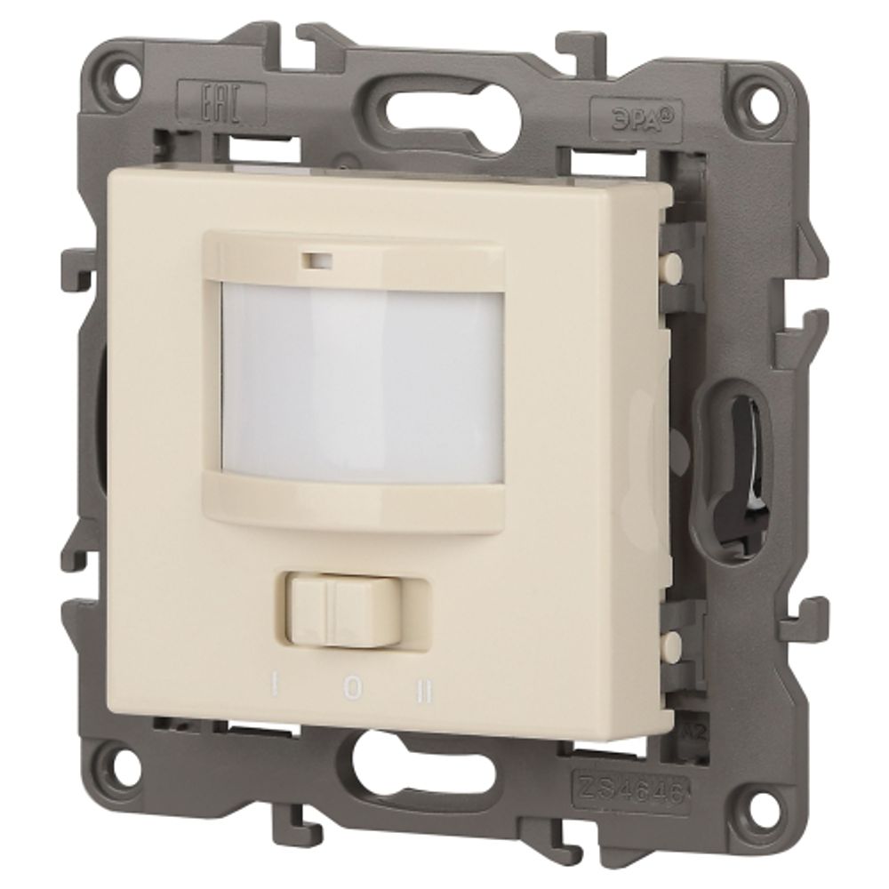 14-4103-02 ЭРА Датчик движения 2-проводной, 180-240В, 200Вт, IP20, Эра Elegance, слоновая кость | Elegance Слоновая кость