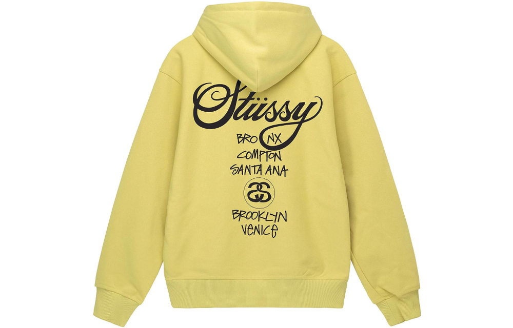 Худи Stussy Dsm World Tour Zip Hoodie, 3973714