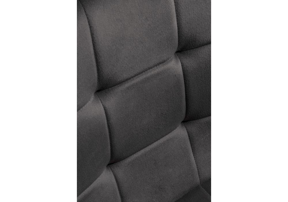 Стул на металлокаркасе Bruk dark gray / black