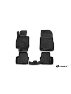 Коврики в салон для MAZDA CX-3, 2014-, АКПП, 4 шт. (полиуретан) ELEMENT3329210K