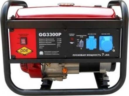 Генератор бензиновый DDE GG 3300P GG3300P