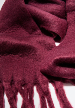 STRADIVARIUS Базовый шарф, бургунди