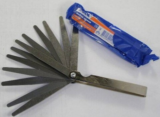 Щупы регулировки клапанов ВЕЕР  13 лезвий набор ПОЛЬША 0224