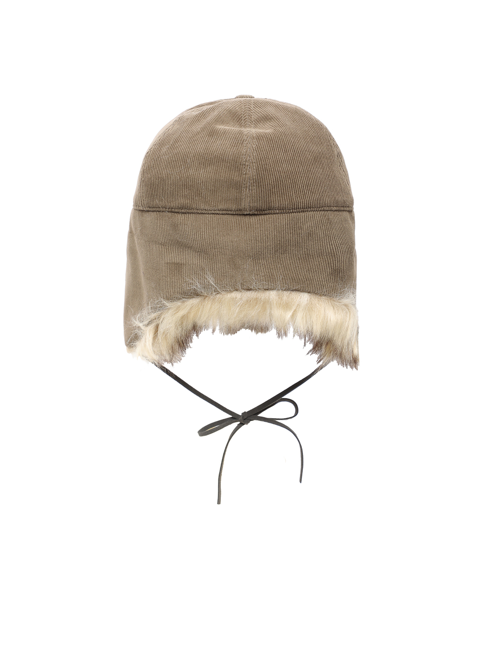 Кепка Утепленная Faux Fur Corduroy Earflap Cap