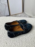 Бархатные лоферы Gucci, 30