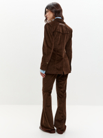 Брюки клеш KISS из вельвета