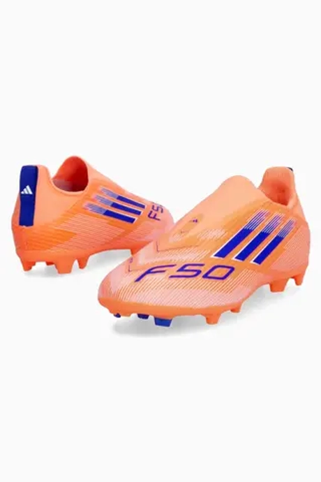 Бутсы adidas F50 League LL FG/MG Junior - оранжевый