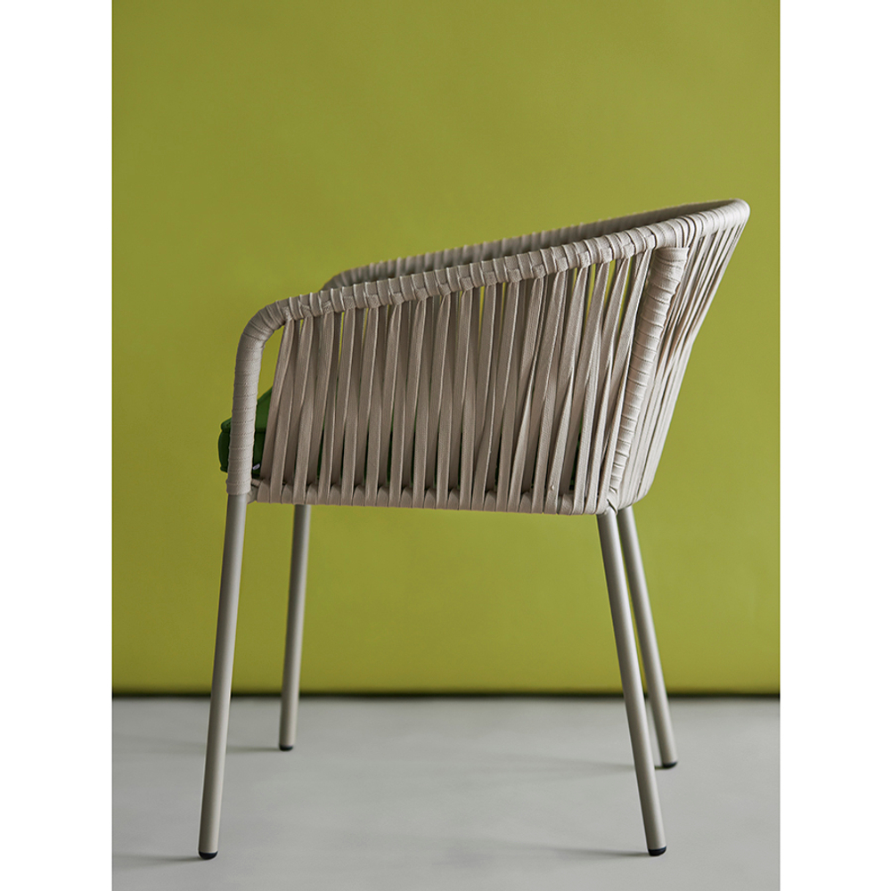 Стул reed, бежевый/зеленый