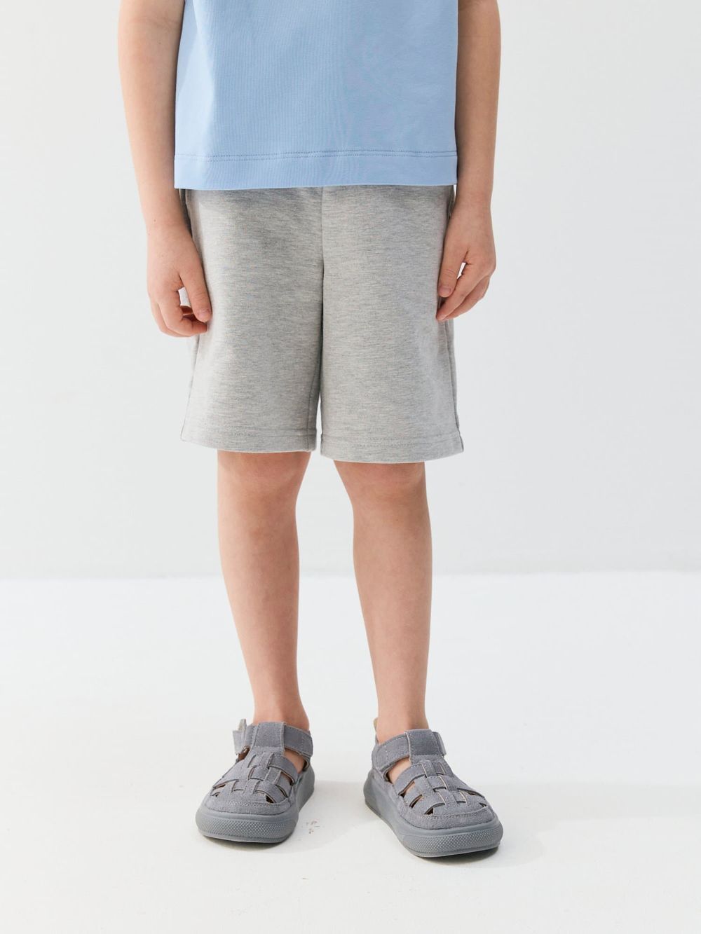 Шорты бермуды "Серый меланж"