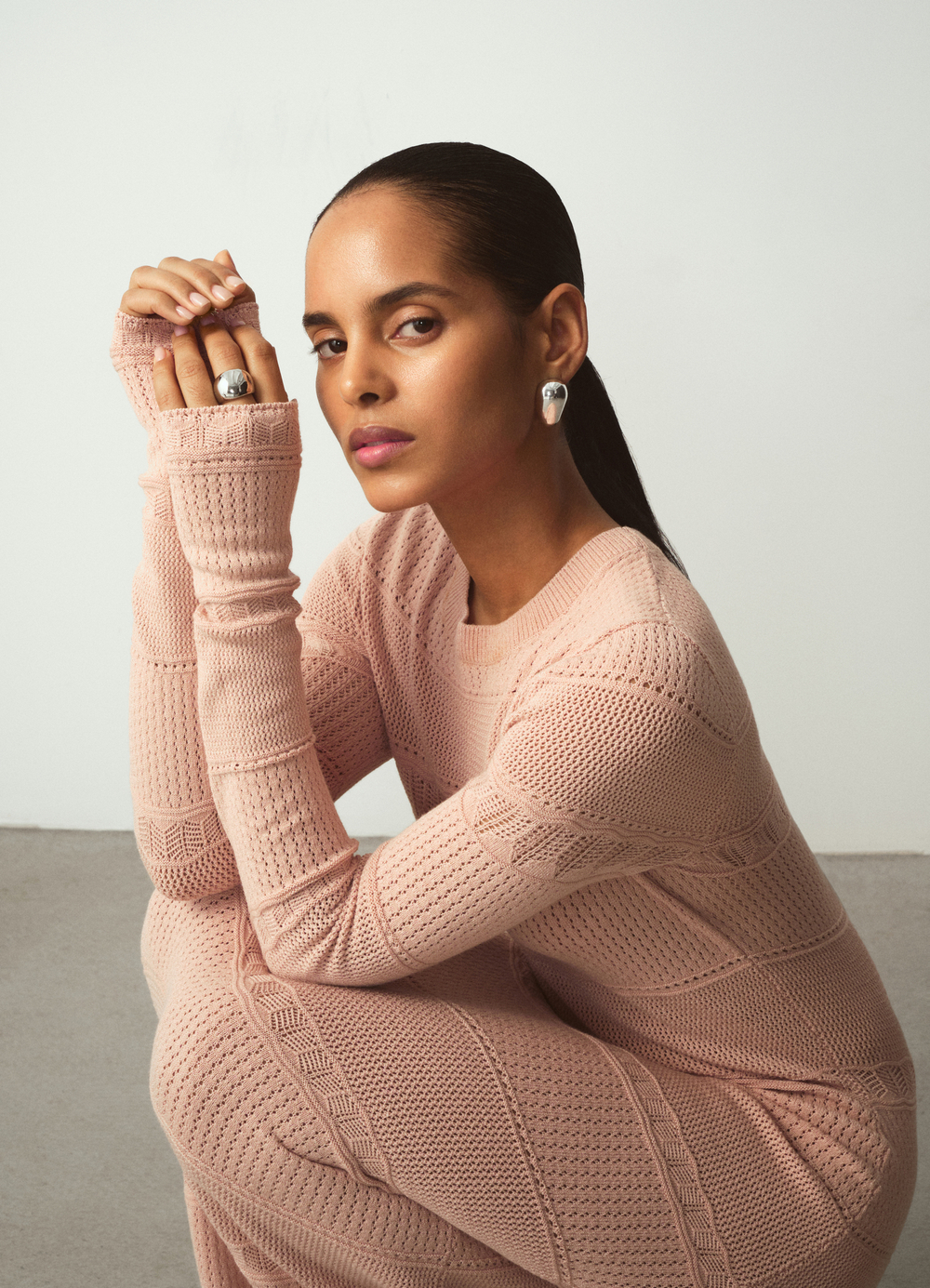 Платье ZELMA, пыльная роза