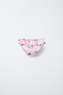 ZARA ПЛАВКИ БИКИНИ С ПРИНТОМ THE JUNGLE BOOK © DISNEY, ПАСТЕЛЬНО-РОЗОВЫЙ