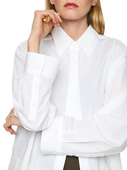 Marc Cain Рубашка удлиненная с потайной планкой