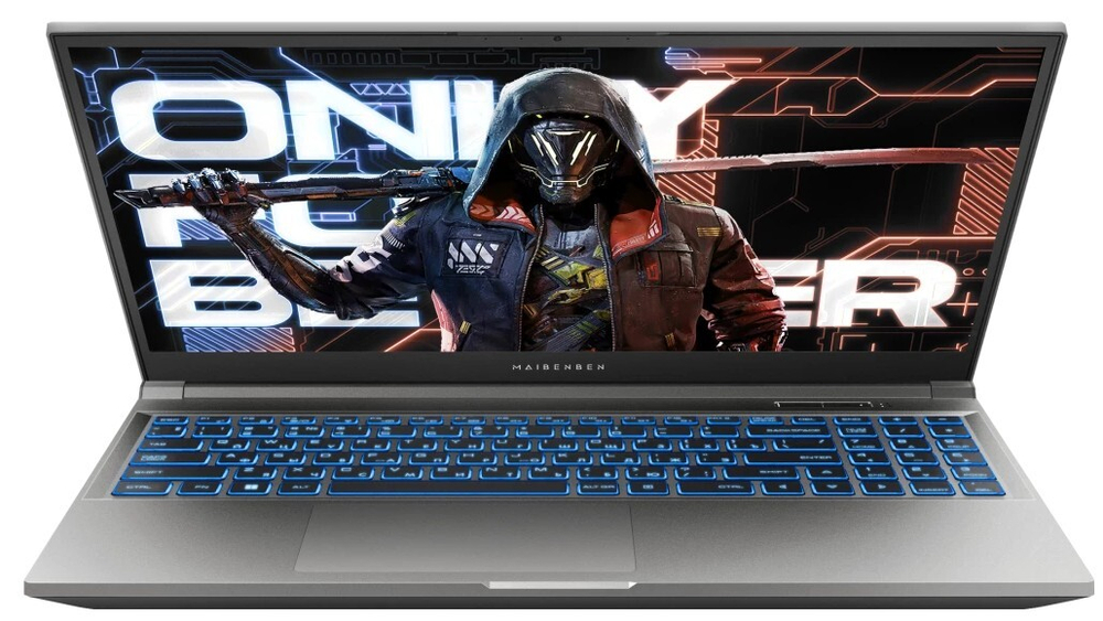 Ноутбук  Maibenben X15A-R77435 15.6 ", Ryzen 7, 16 Гб RAM, 512 Гб SSD, GeForce RTX 3050, Серый