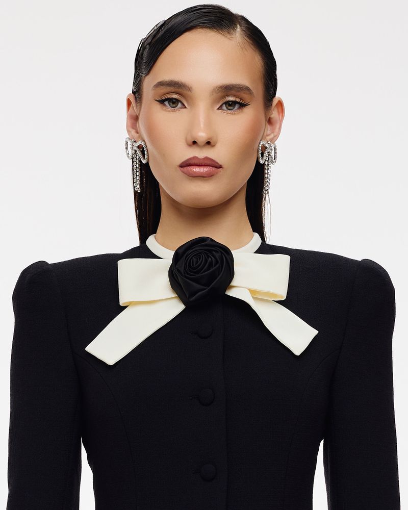 Брошь Rose (Розочка) черная