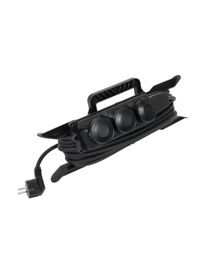 Удлинитель на каучуковой рамке Gigant Professional PEC-022 с/з КГ 3х2,5 4000Вт 3 розетки 10м 80052