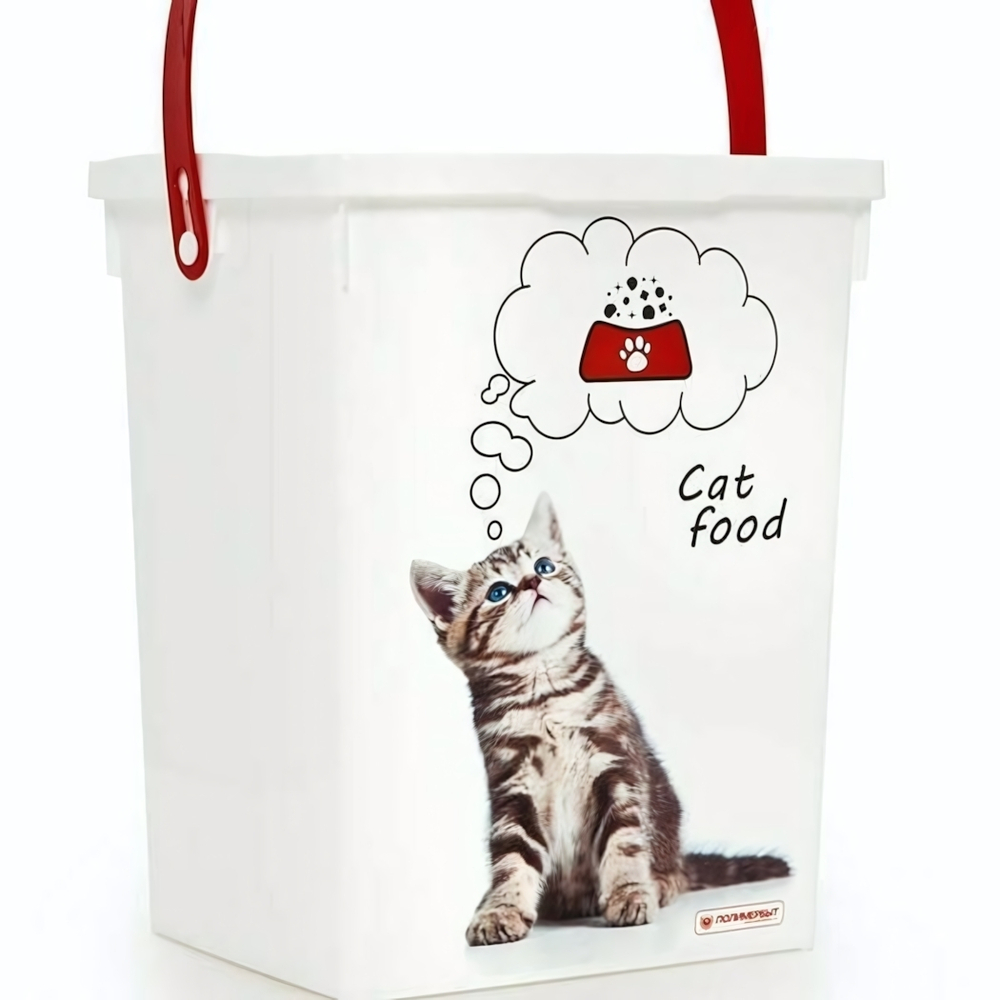 Контейнер для корма животных «Кошки» 5л