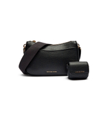 Кожаная сумка через плечо + поясная сумка Michael Kors - черный(32T4GJ6C6T)