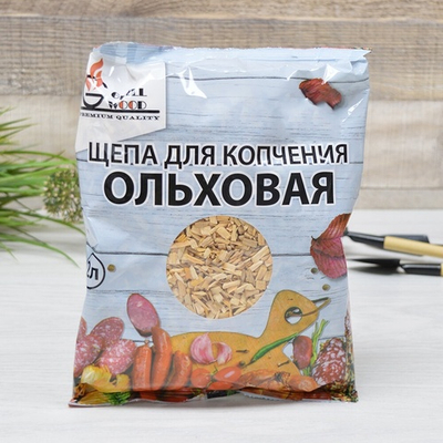 Щепа для копчения "Ольха" 2л