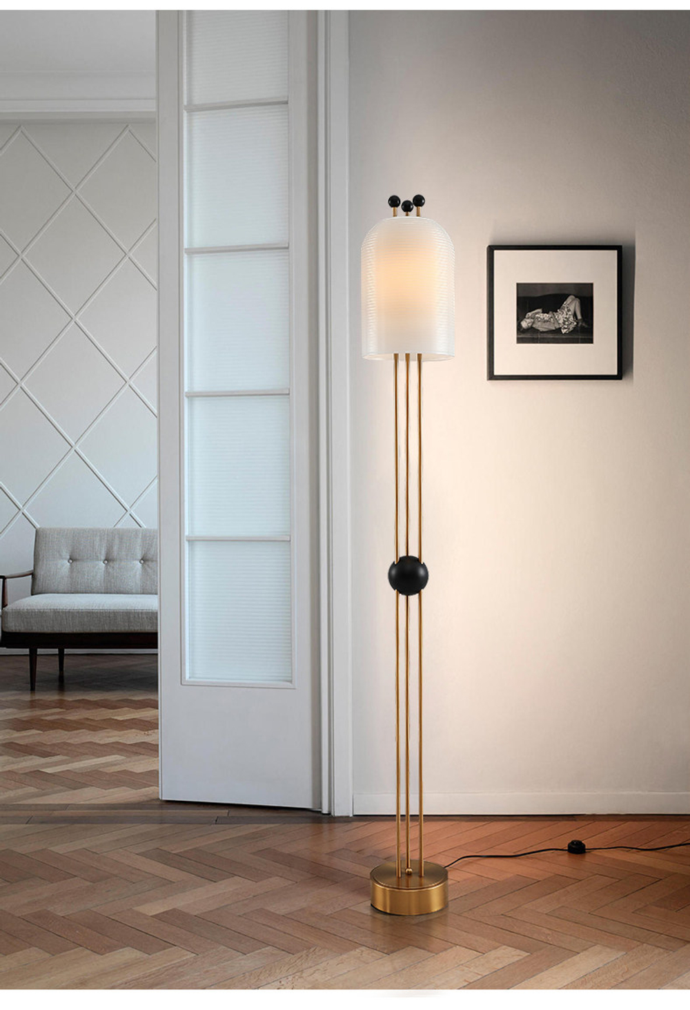 Floor design lamp Lantern by Apparatus