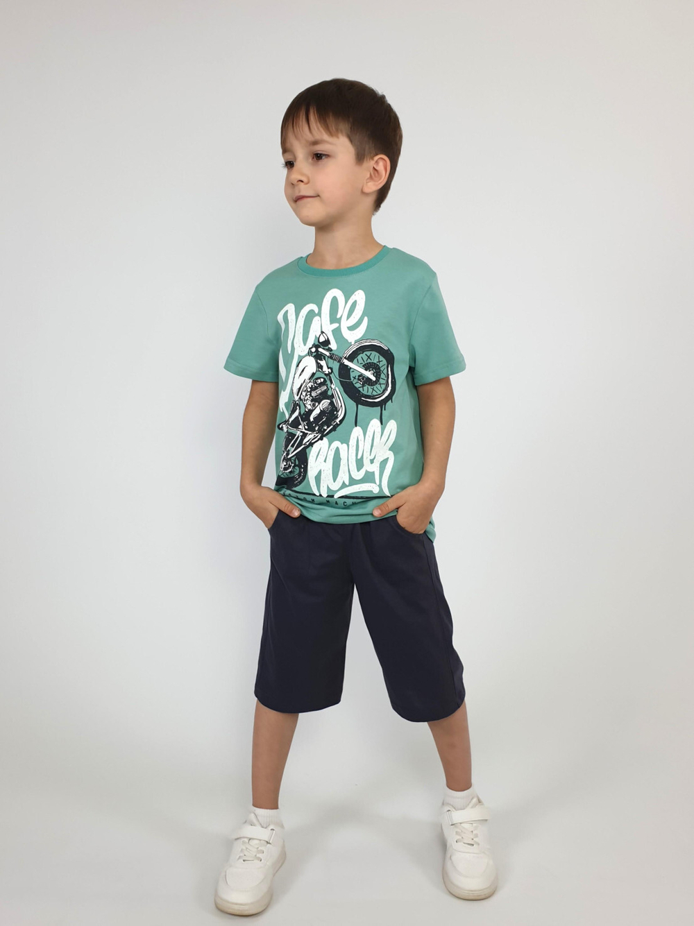 01-154-4 Комплект для мальчика (джемпер+шорты)