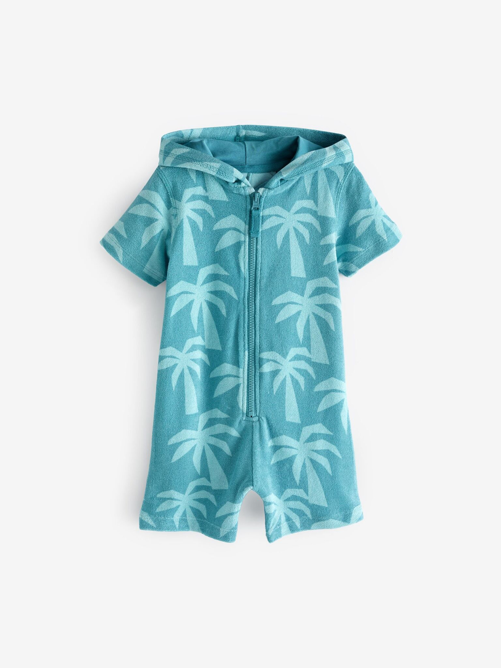 Комбинезон махровый пляжный для мальчика Next E22-918, Голубой