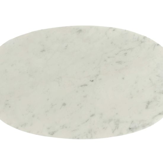 Кофейный стол Jaspire 50х30 керамика и сталь