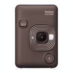 Гибридный фотоаппарат моментальной печати FUJIFILM instax mini LiPlay, Тёмно-бронзовый