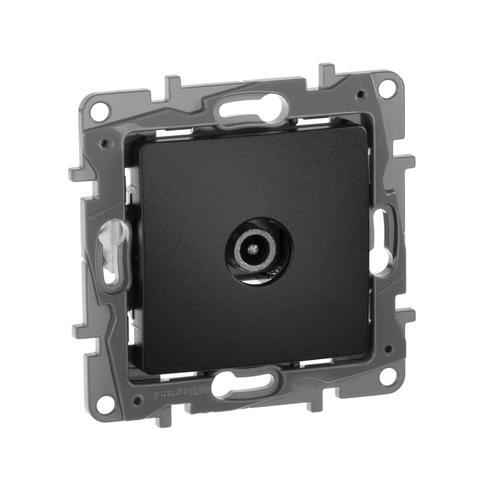 Розетка TV (телевизионная) оконечная - антрацит ETIKA Legrand