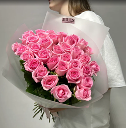Букет из 35 розовых роз