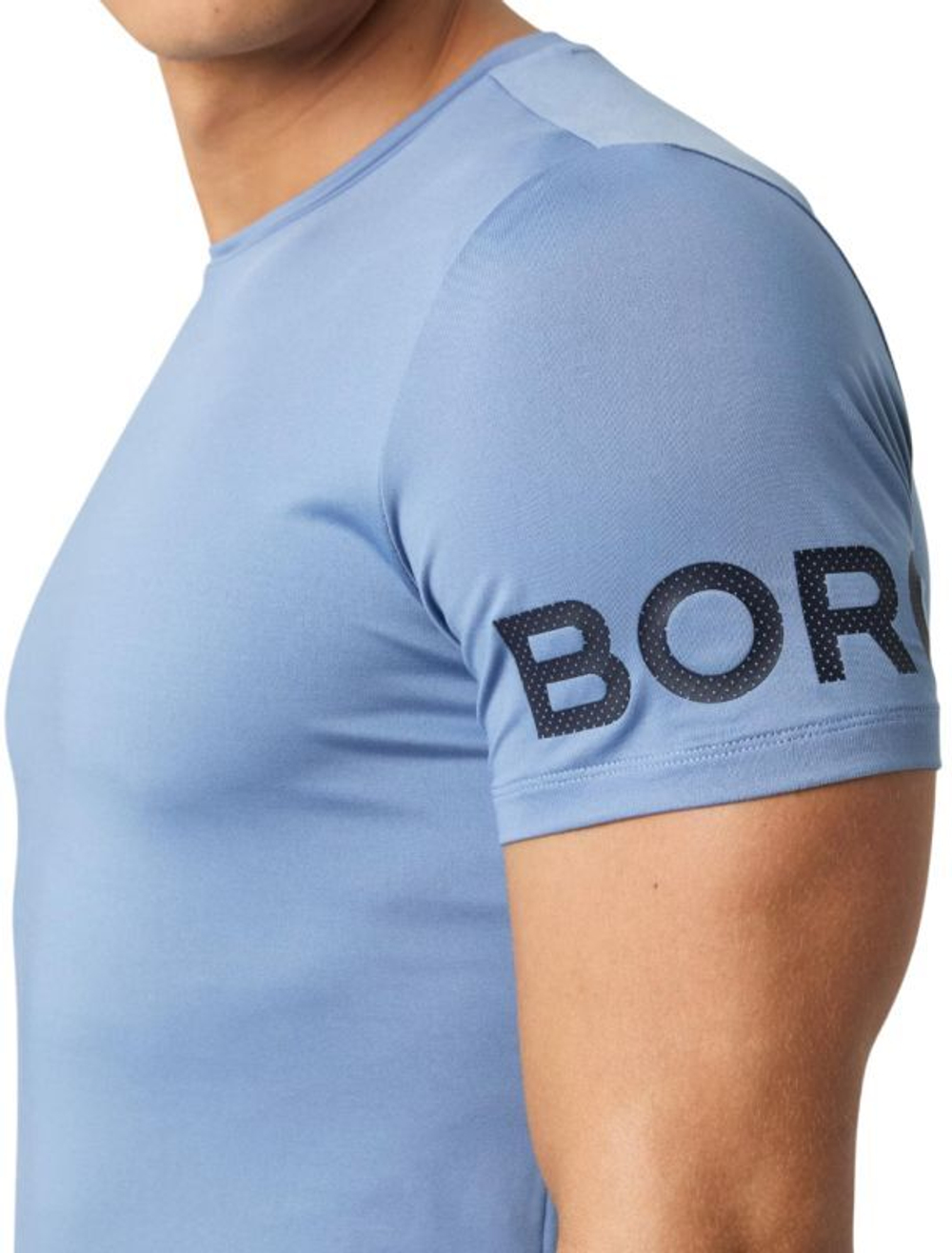 Мужская теннисная футболка Björn Borg - небесный